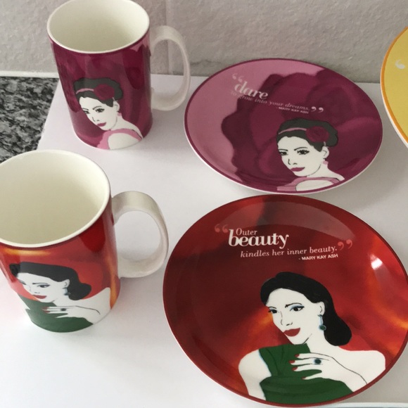 Rare | Mary Kay Ash 10 Piece Hostess Set 12 Oz - Picture 4 of 17